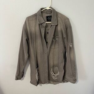 Gray-washed Denim Jacket